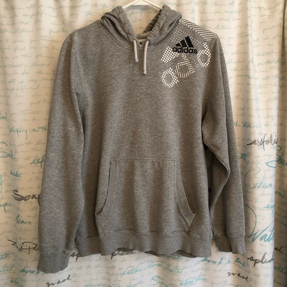Gray Adidas hoodie